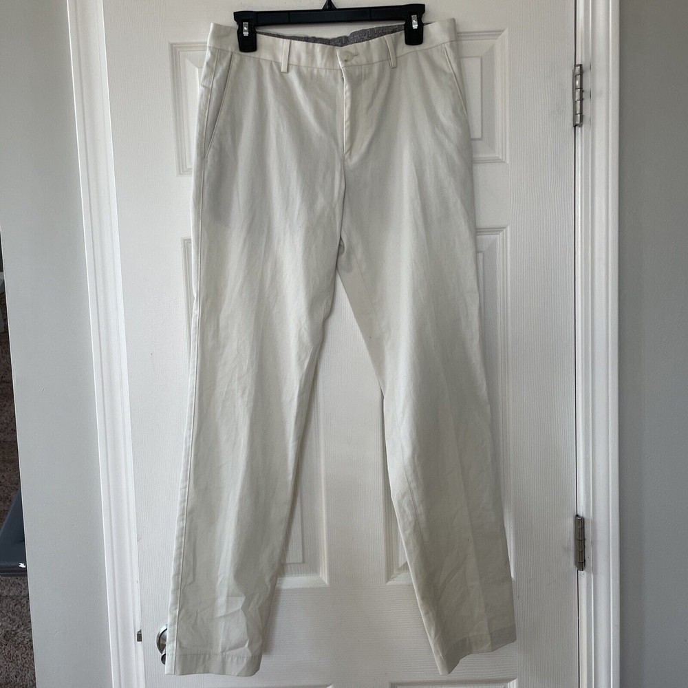 Hugo Boss Men's Size 30 Off White Straight Chino Pants, NWOT